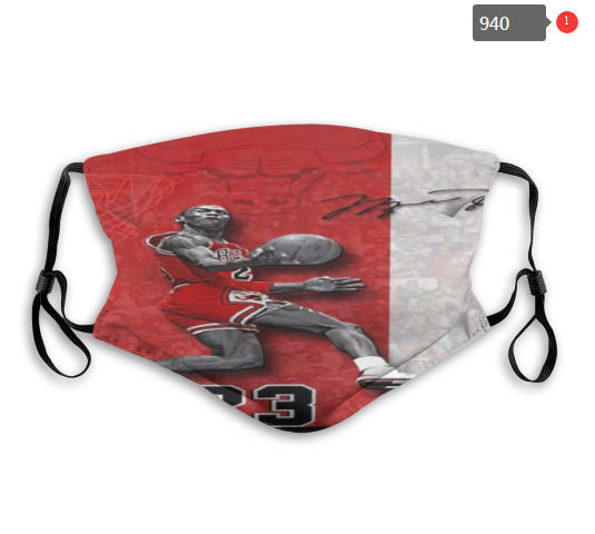 NBA Chicago Bulls #17 Dust mask with filter->nba dust mask->Sports Accessory